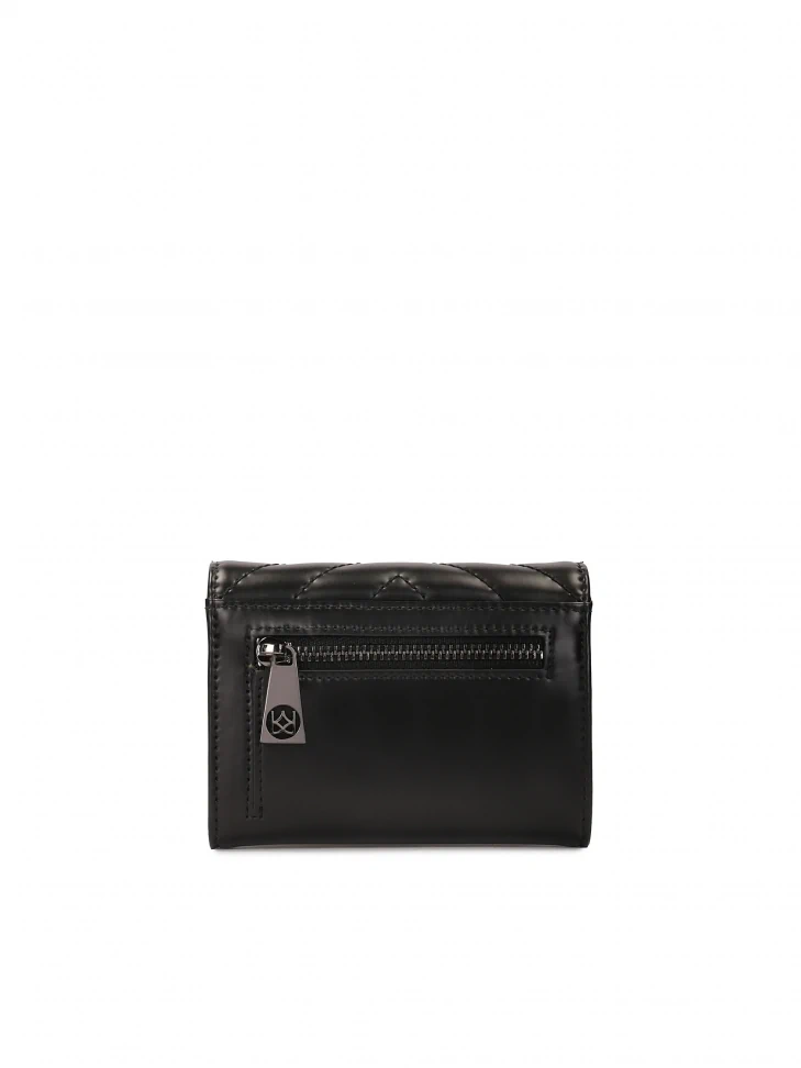 Kazar Small Leather Wallet With Quilted Front