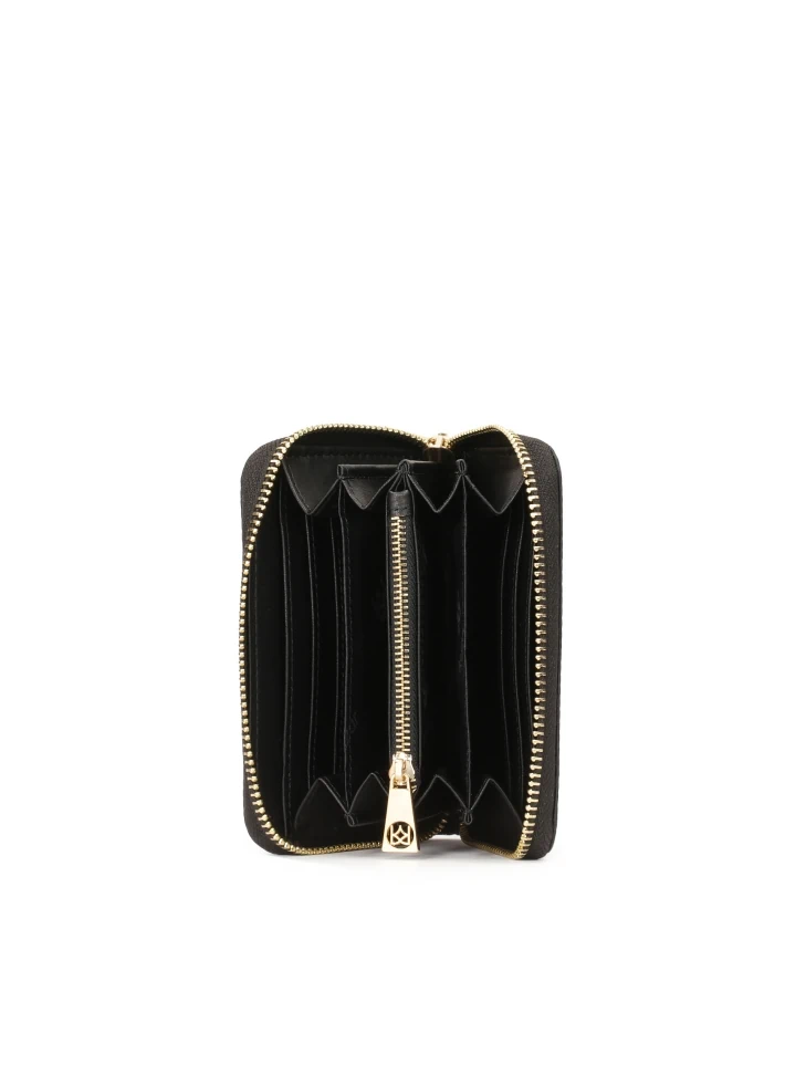 Kazar Small Monogrammed Fabric Wallet From KAZAR