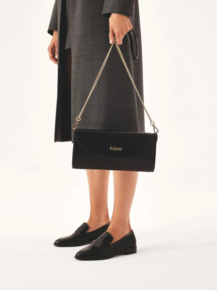 Kazar Small Oblong Handbag With Two Straps