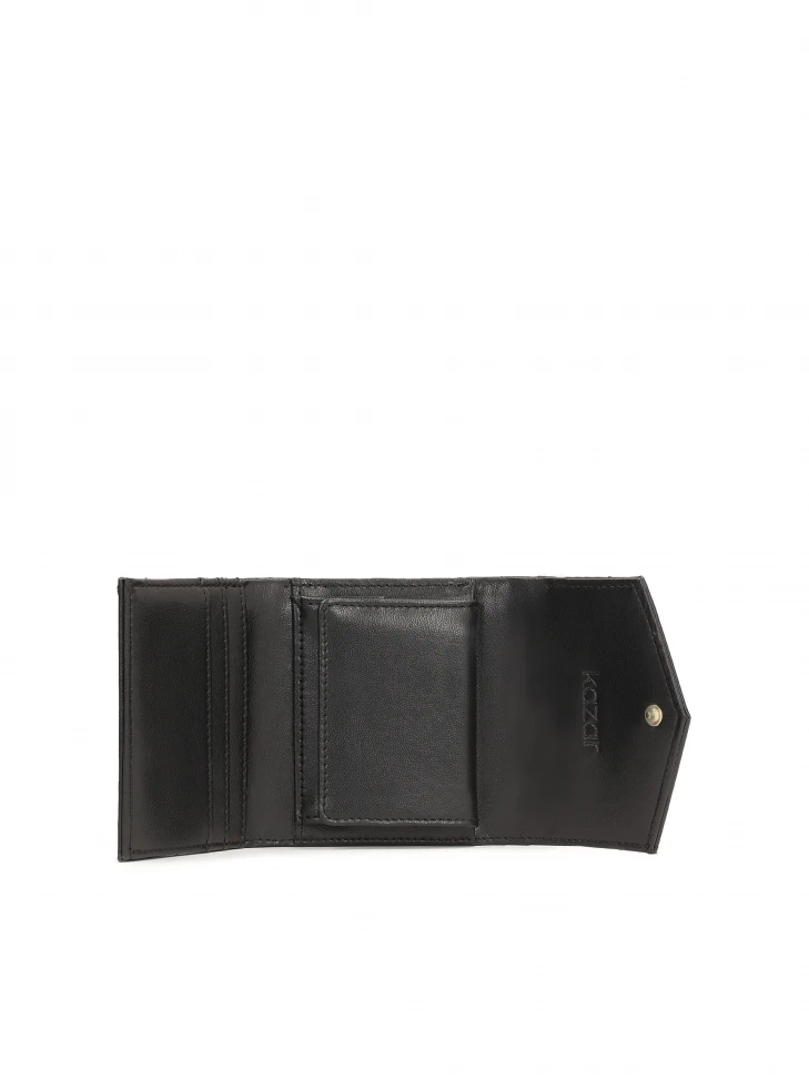 Kazar Small Quilted Wallet With Large Monogram