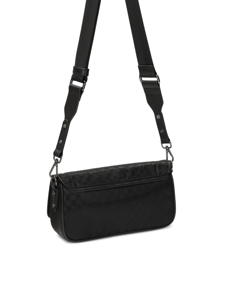 Kazar Small Textile Postbag In Monograms