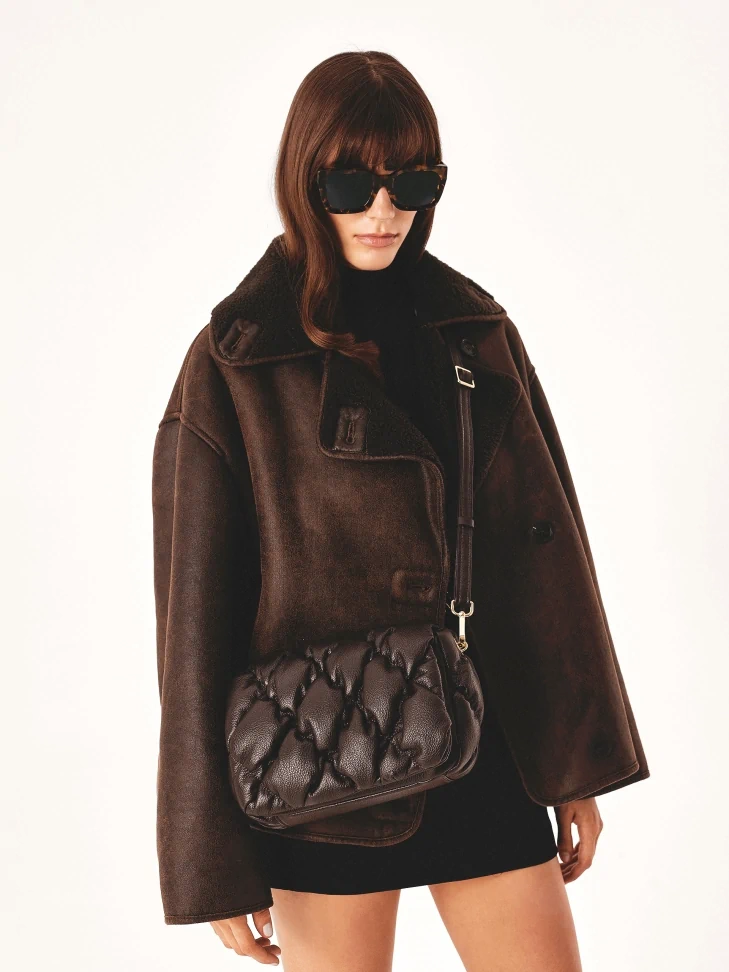 Kazar Soft Leather Volume Handbag