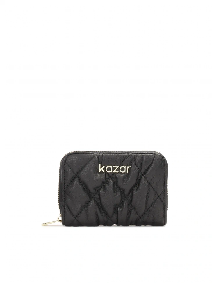 kazar Soft leather wallet with quilting