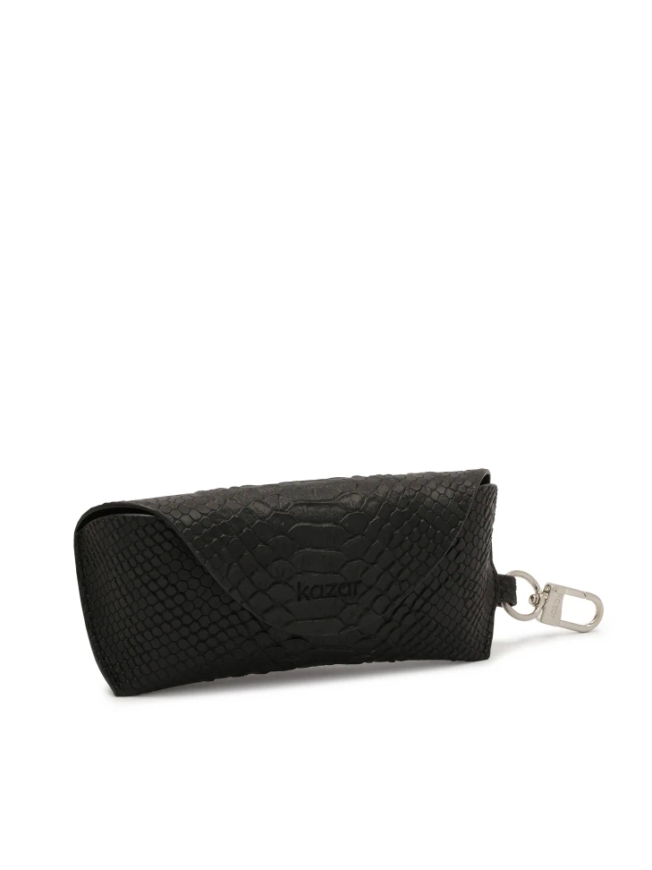 Kazar Spectacle Case With Embossed Pattern