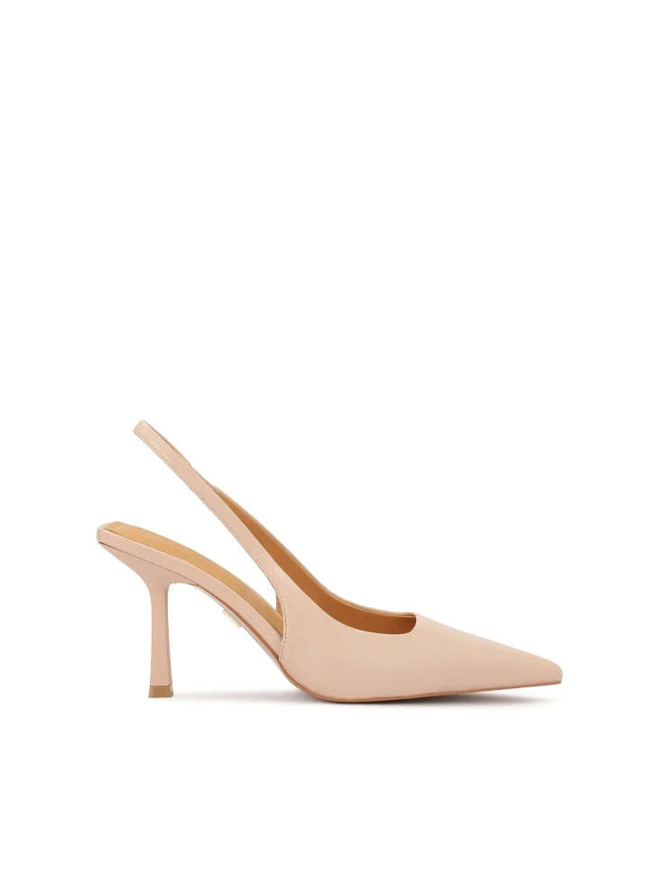 kazar Square open heel pumps