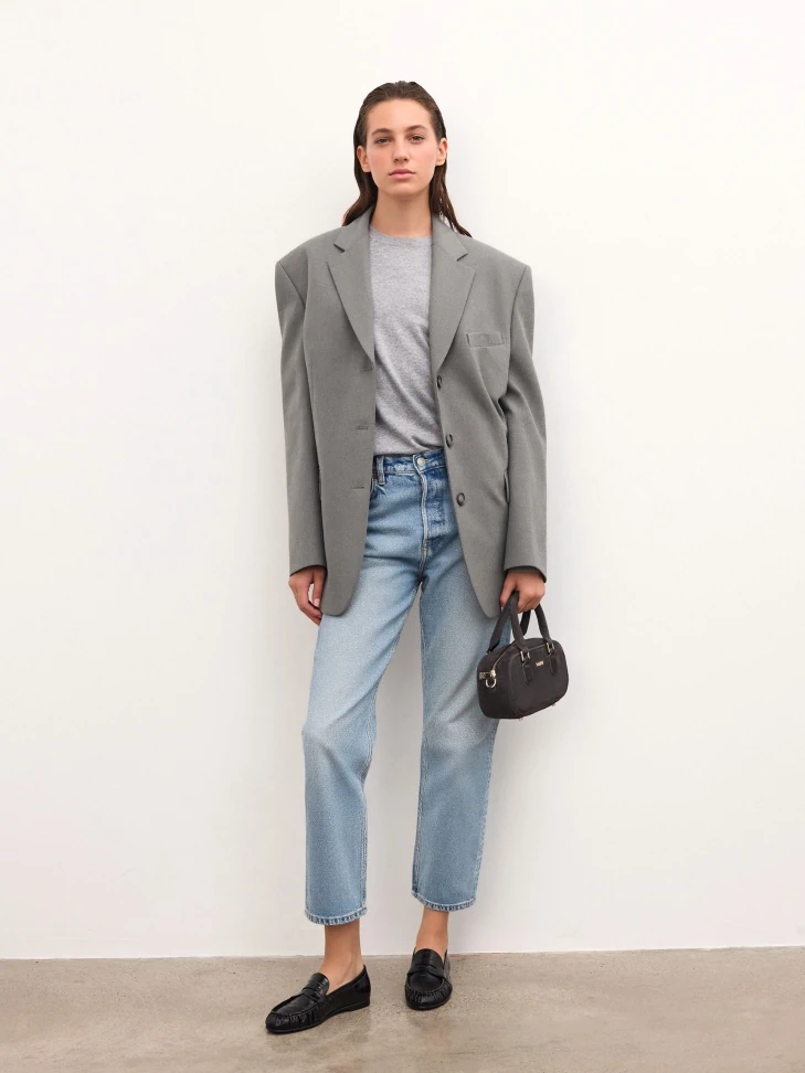 Kazar Stamped Leather Slip-on Loafers