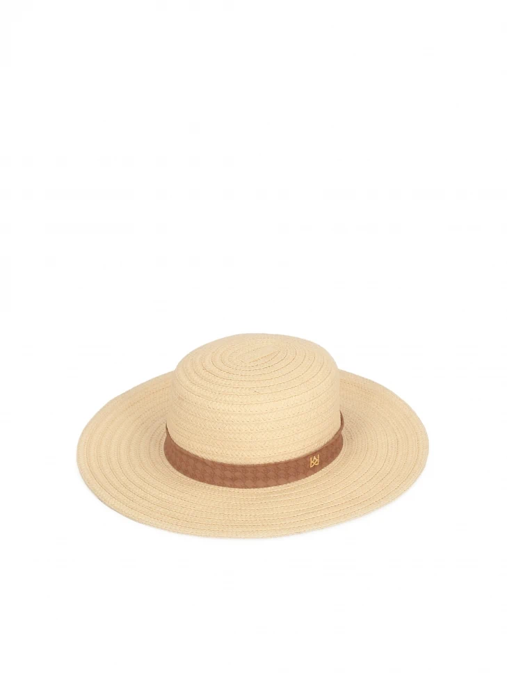 Kazar Straw Hat With A Large Brim