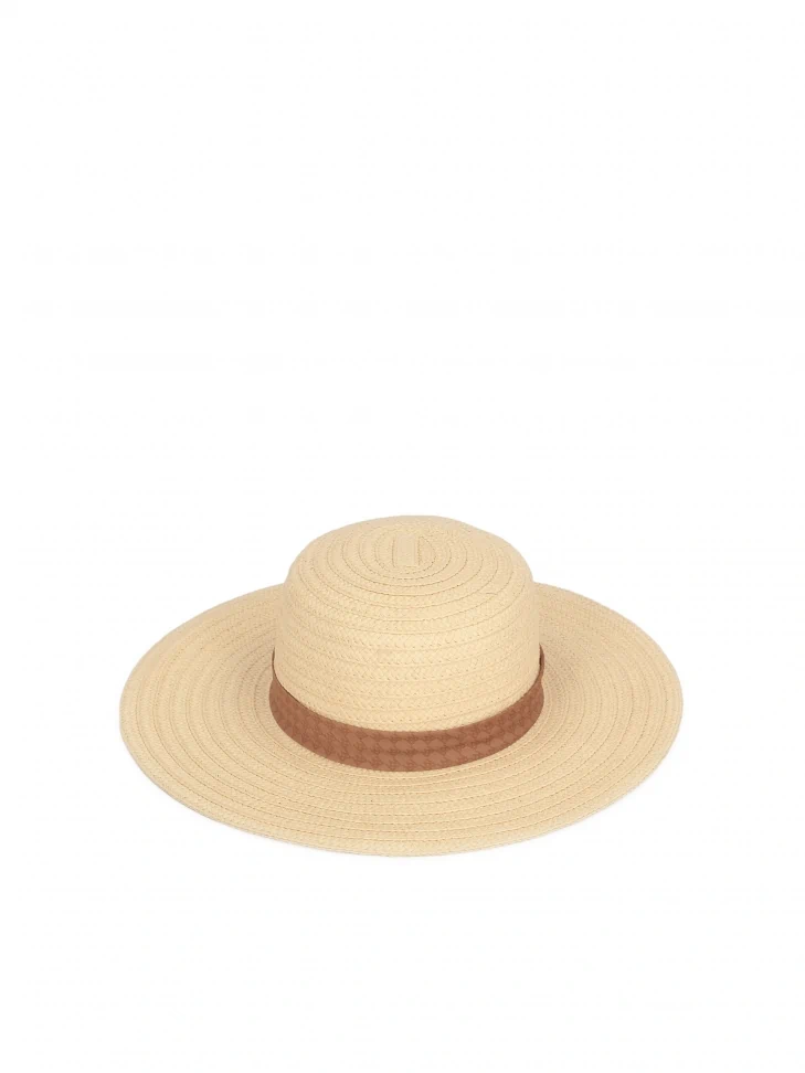 Kazar Straw Hat With A Large Brim