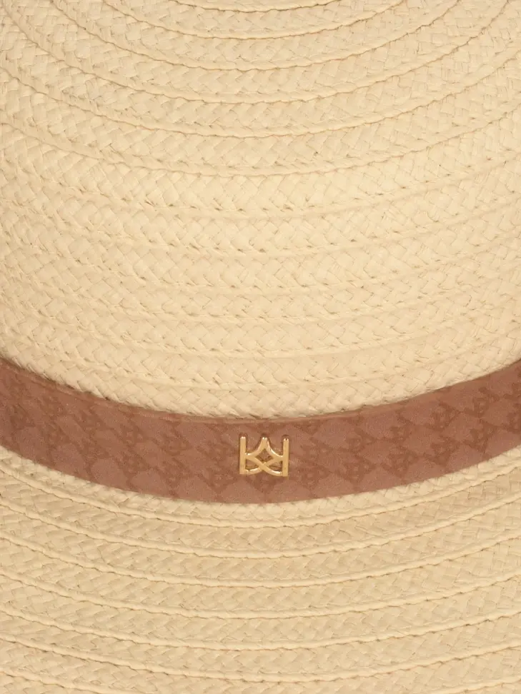 Kazar Straw Hat With A Large Brim