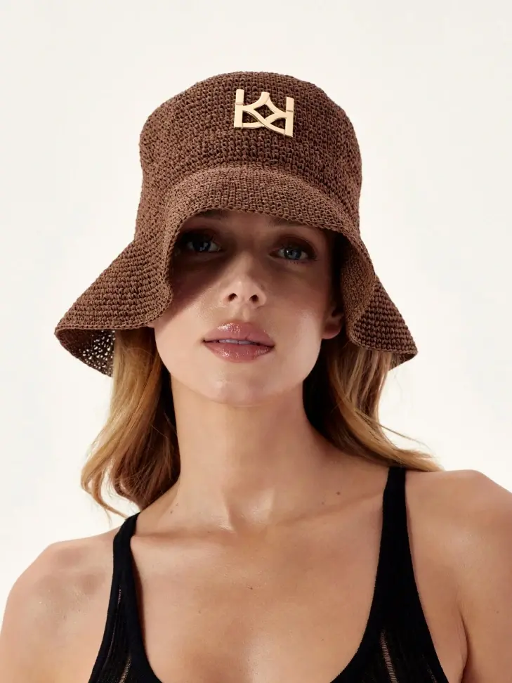 Kazar Straw Hat With A Monogram