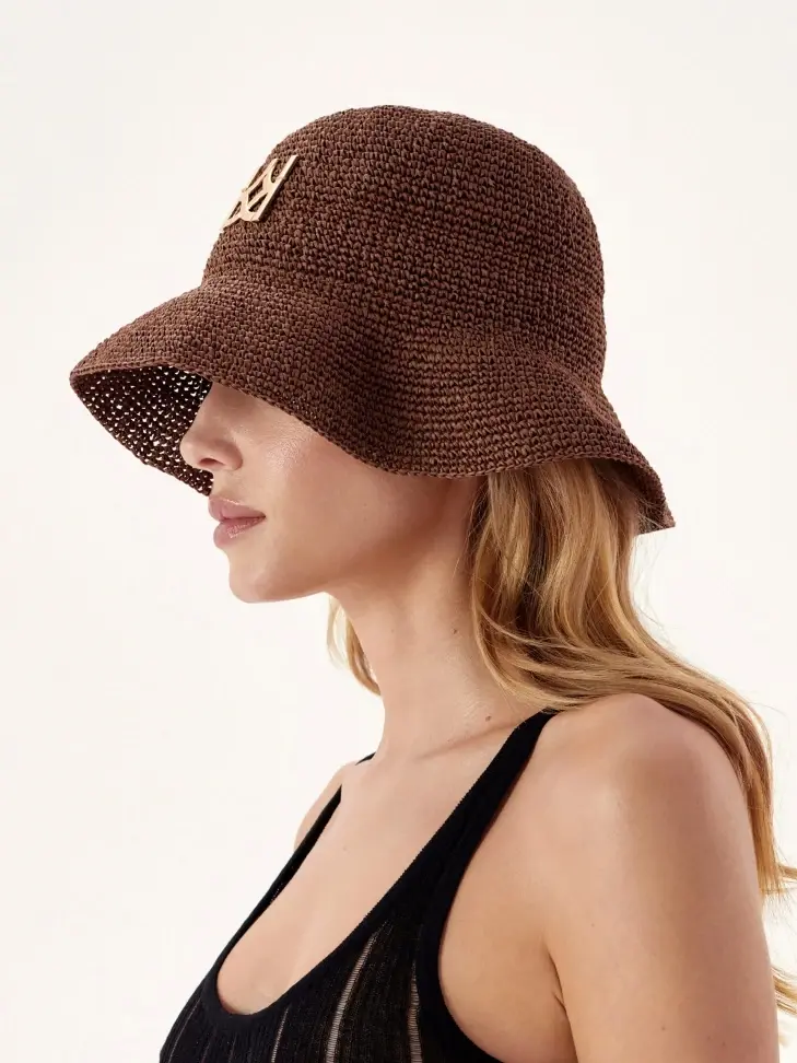Kazar Straw Hat With A Monogram