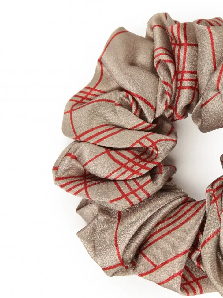 Kazar Striking Silk Satin Hair Elastic Band