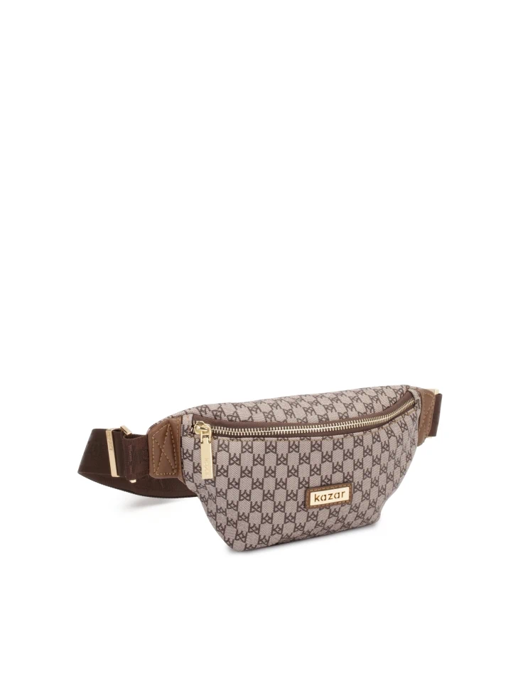 Kazar Stylish Monogrammed Belt Bag From KAZAR