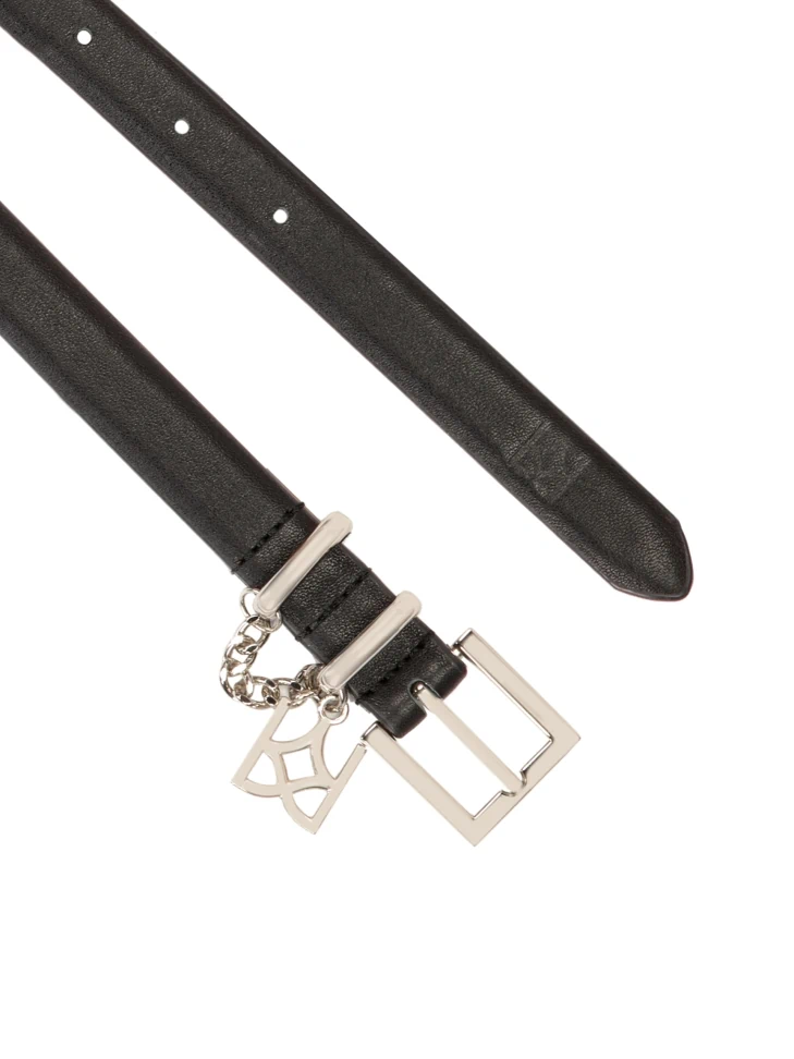 Kazar Stylish Thin Belt With Decorative Detailing