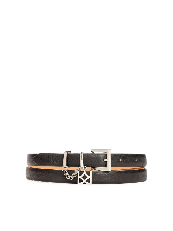 kazar Stylish thin belt with decorative detailing