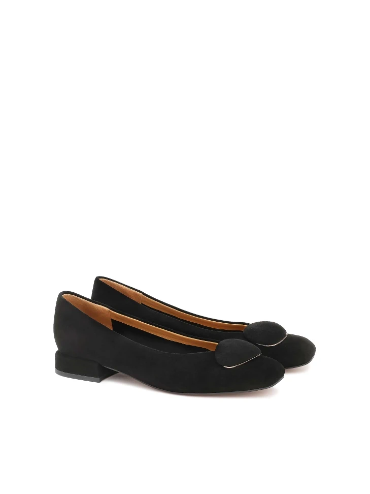 Kazar Suede Ballerinas With Flat Heels