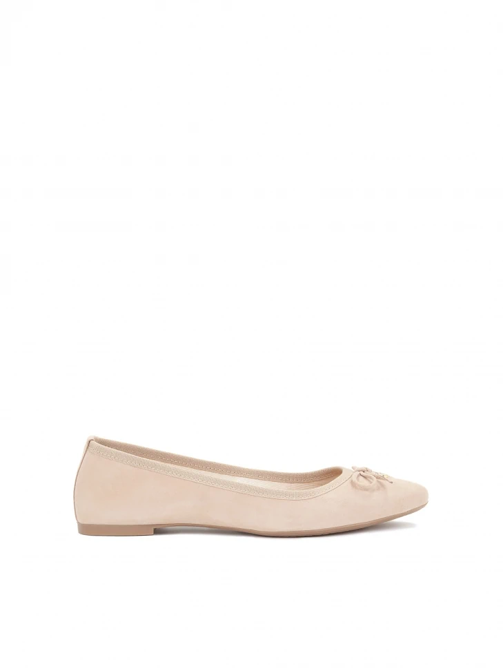 kazar Suede ballerinas with slightly tapered toe