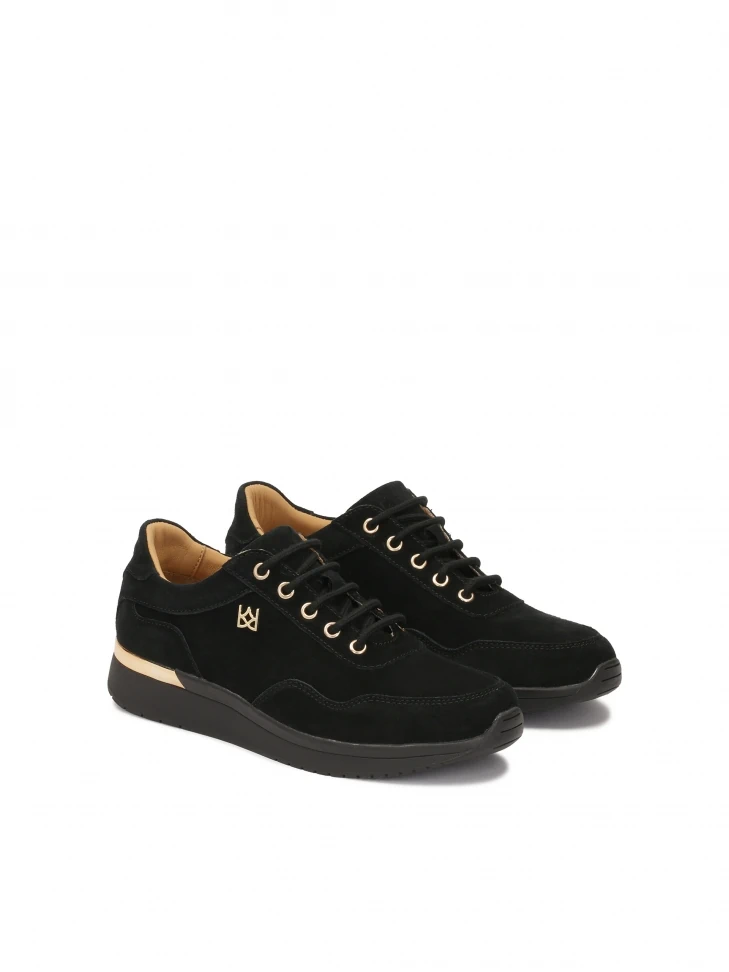 Kazar Suede Black Sneakers
