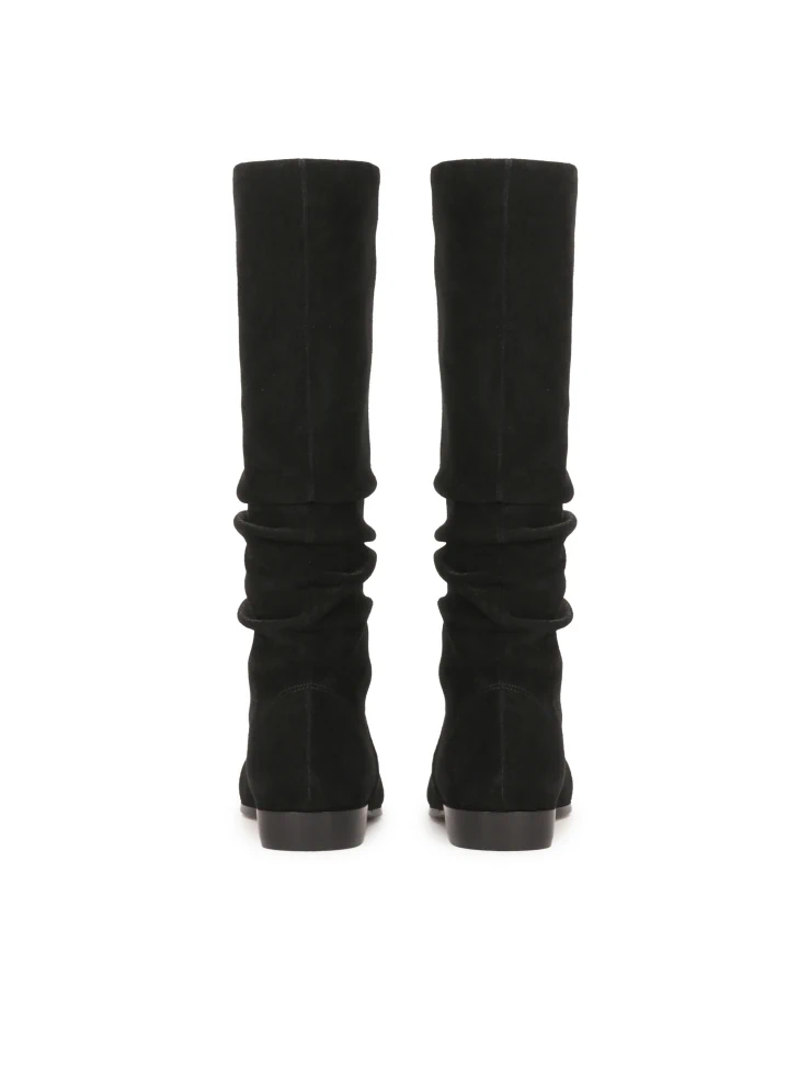 Kazar Suede Boots On A Flat Sole