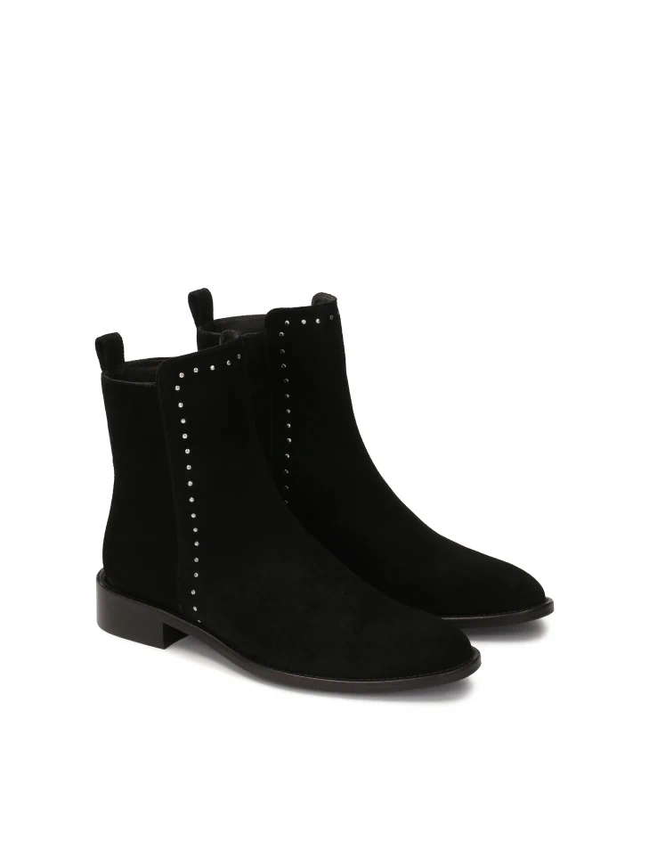 Kazar Suede Boots With Flat Sole