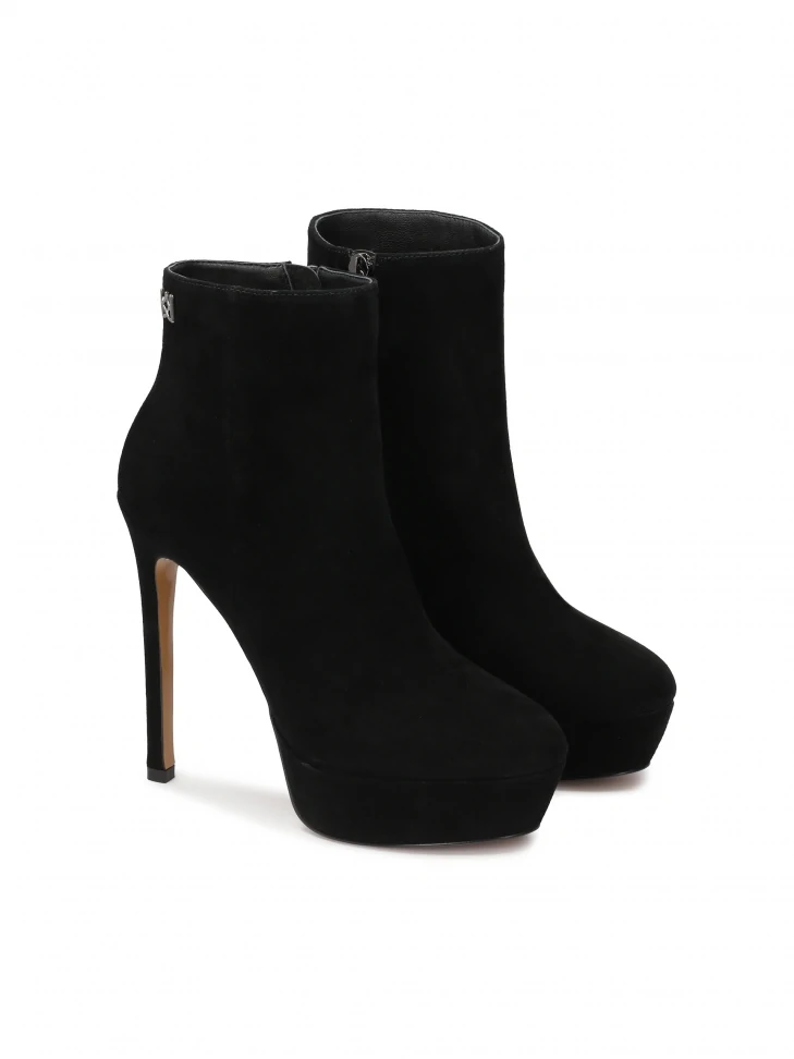Kazar Suede Boots With Heel And Platform