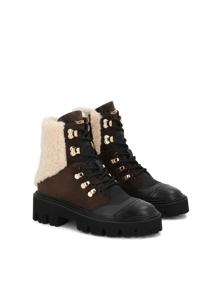 Kazar Suede Boots With Sheep's Wool