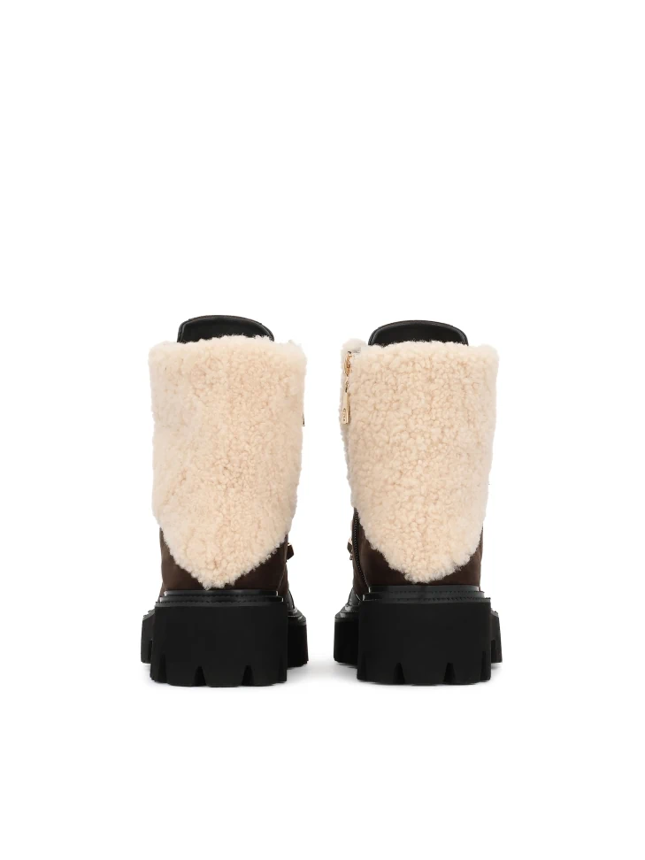 Kazar Suede Boots With Sheep's Wool
