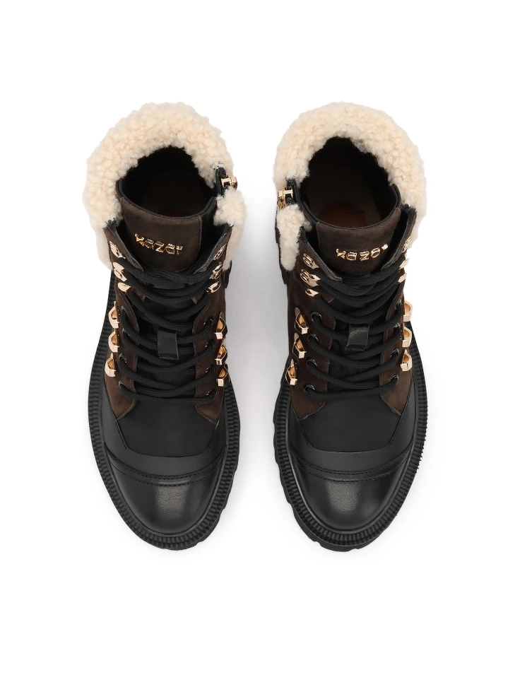 Kazar Suede Boots With Sheep's Wool