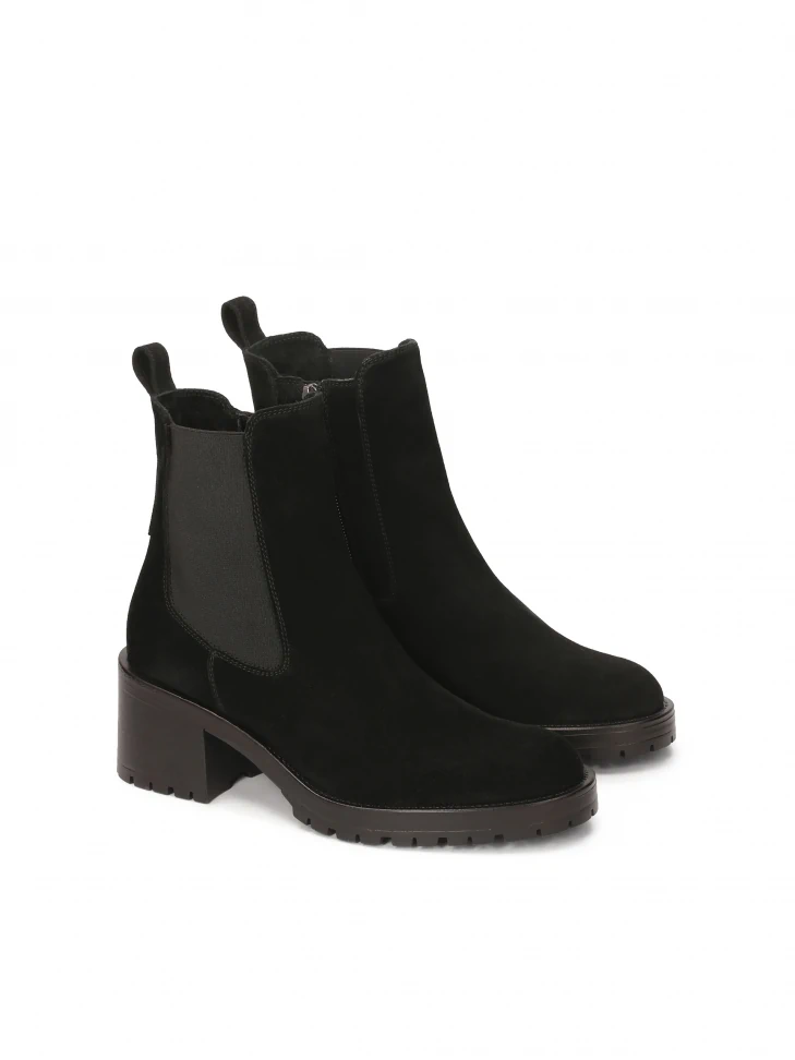 Kazar Suede Boots With Zipper