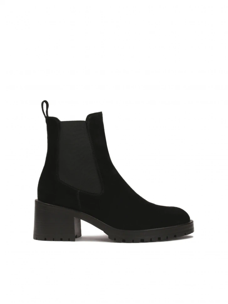 kazar Suede boots with zipper