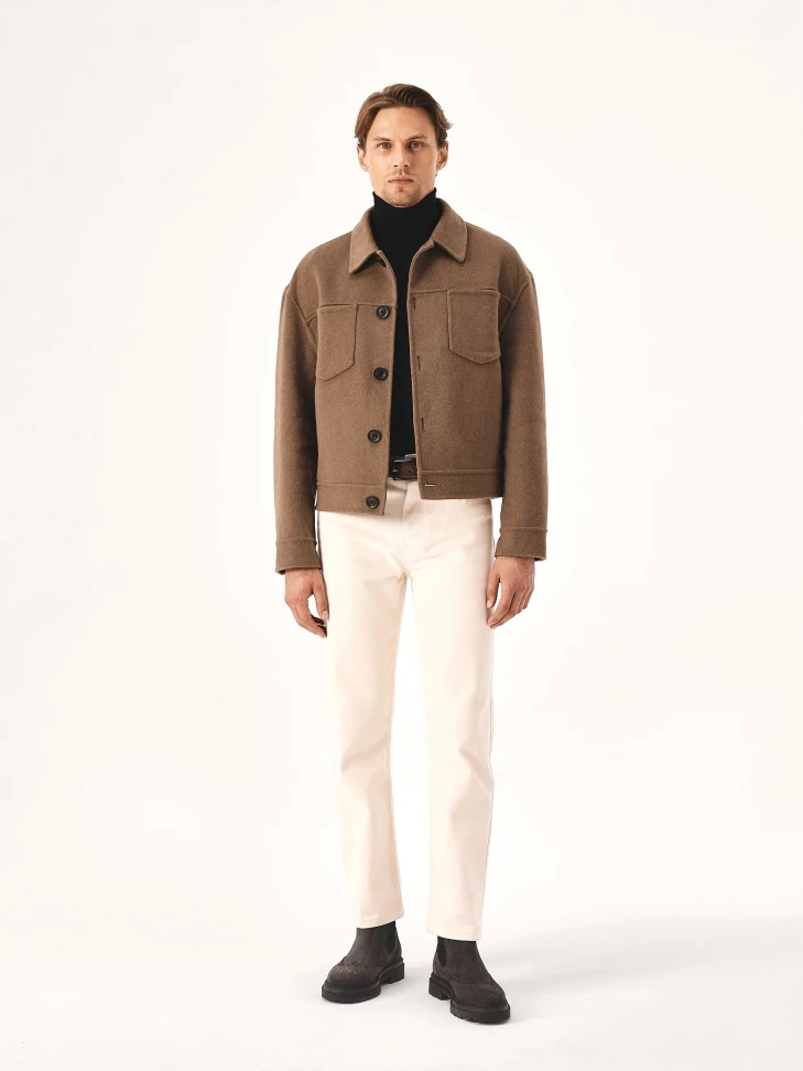 Kazar Suede Brown Chelsea Boots With Ornamentation