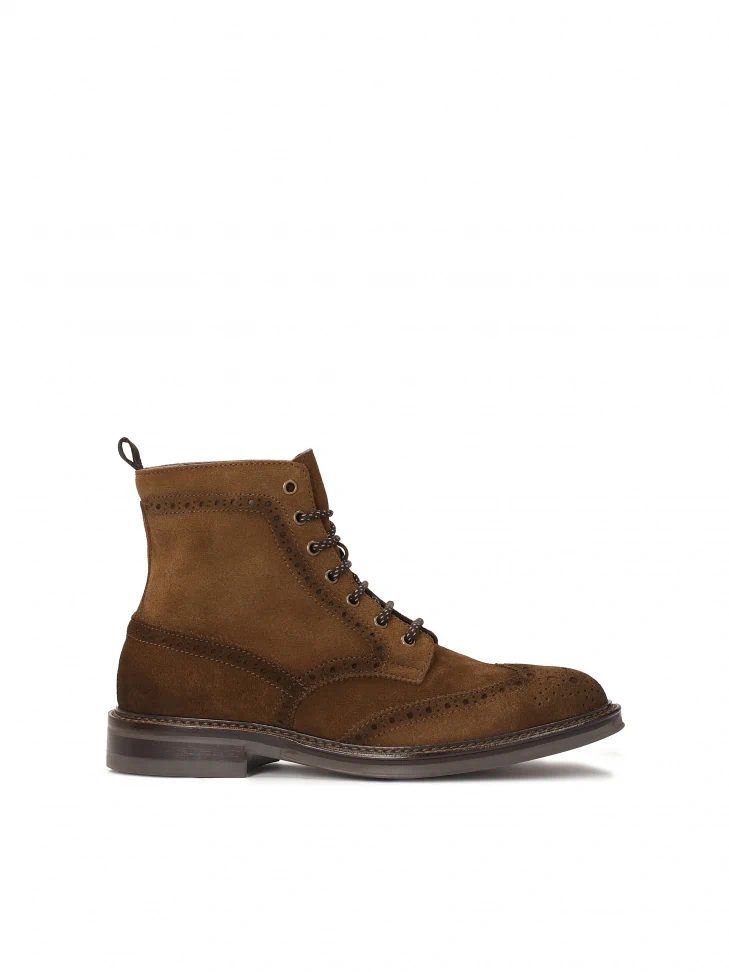 kazar Suede embellished boots with lacing