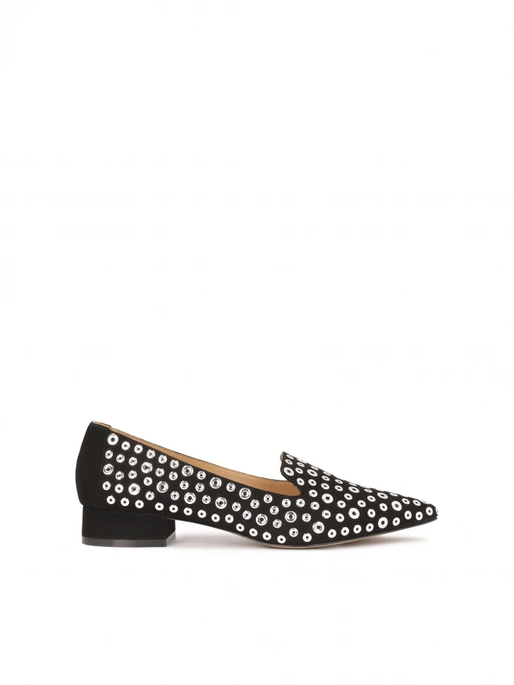 kazar Suede flat pumps with rivets