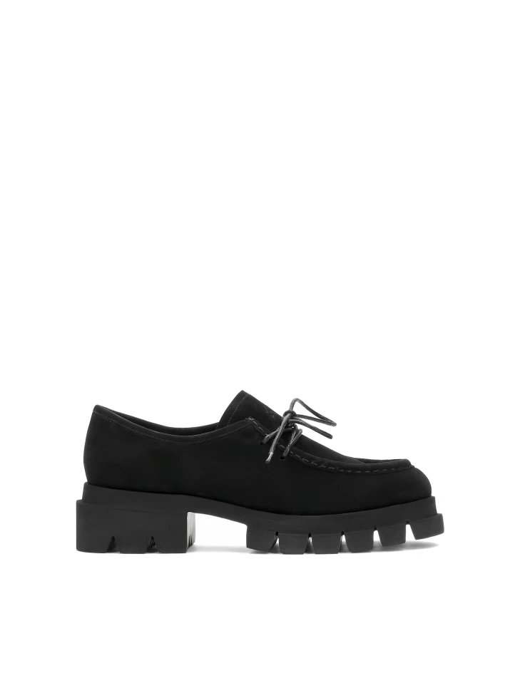 kazar Suede lace-up shoes with tread