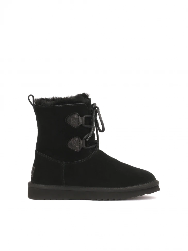 kazar Suede lace-up snow boots