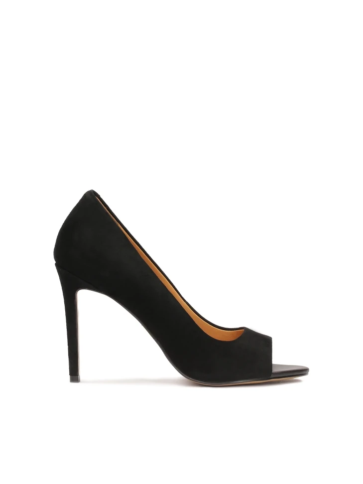 kazar Suede pumps with cut-out upper