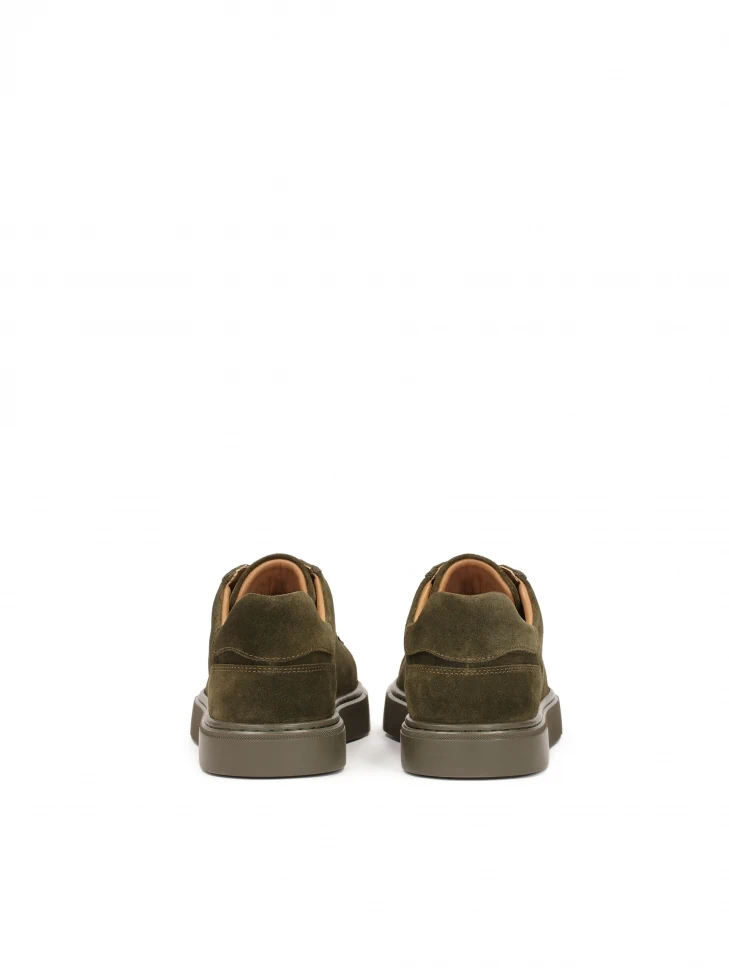 Kazar Suede Sneakers In Khaki Color