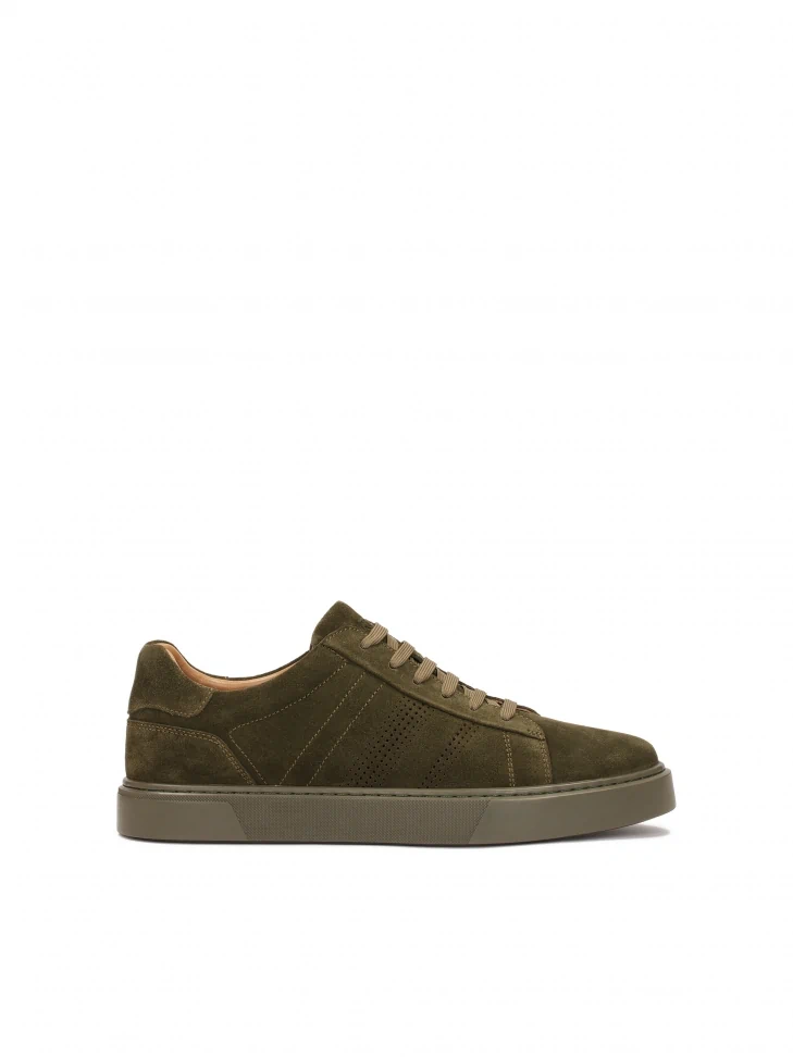 kazar Suede sneakers in khaki color