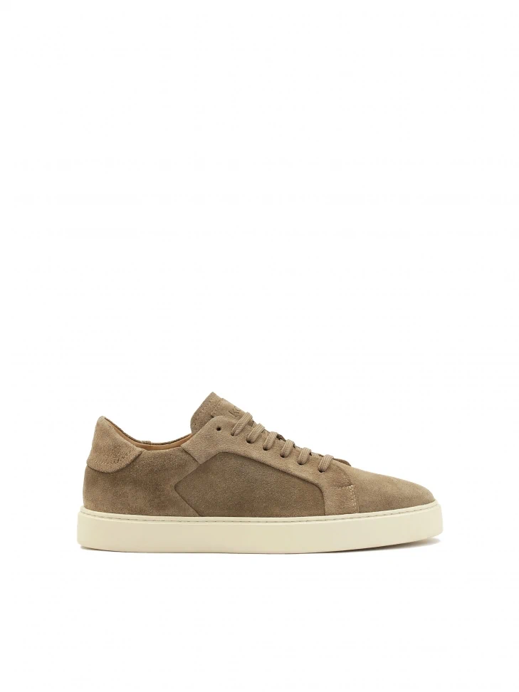 kazar Suede sneakers in taupe color