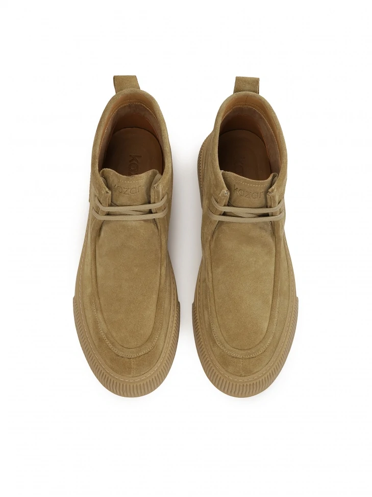 Kazar Suede Sneakers With A Higher Upper