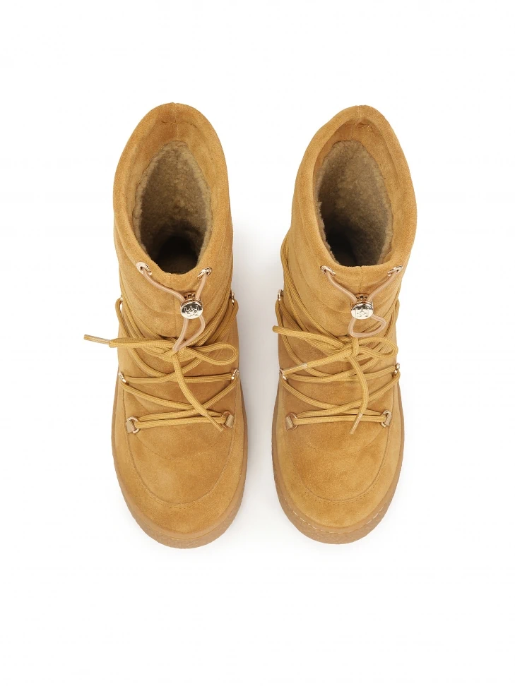 Kazar Suede Snow Boots With High Upper