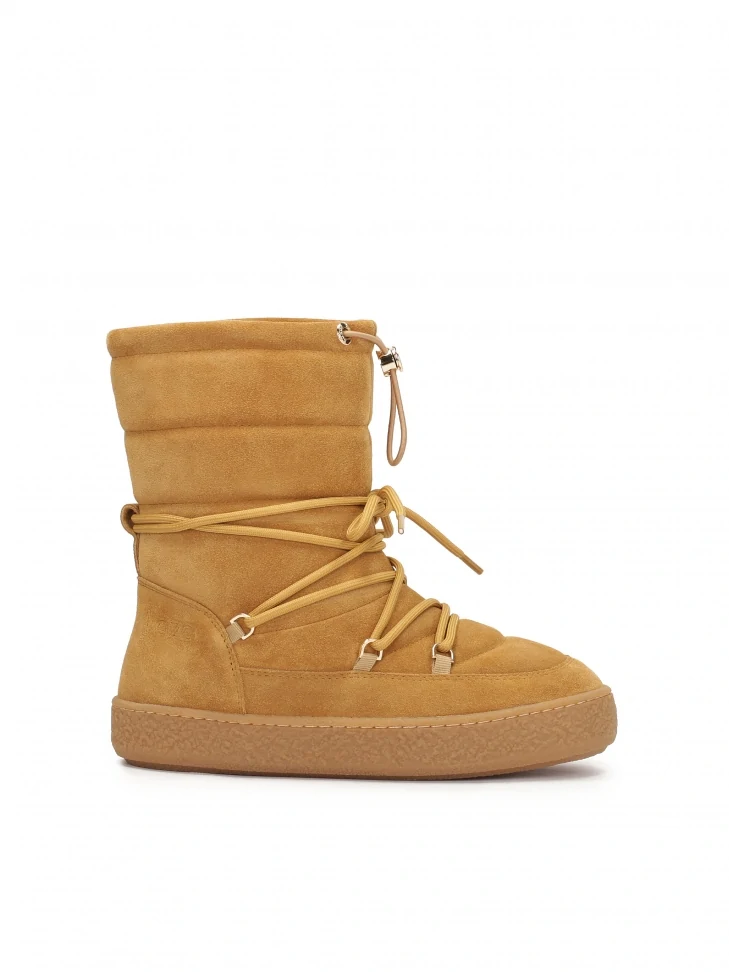 kazar Suede snow boots with high upper