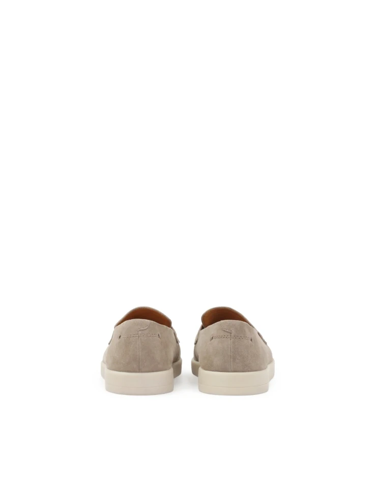 Kazar Taupe Suede Slip-on Loafers