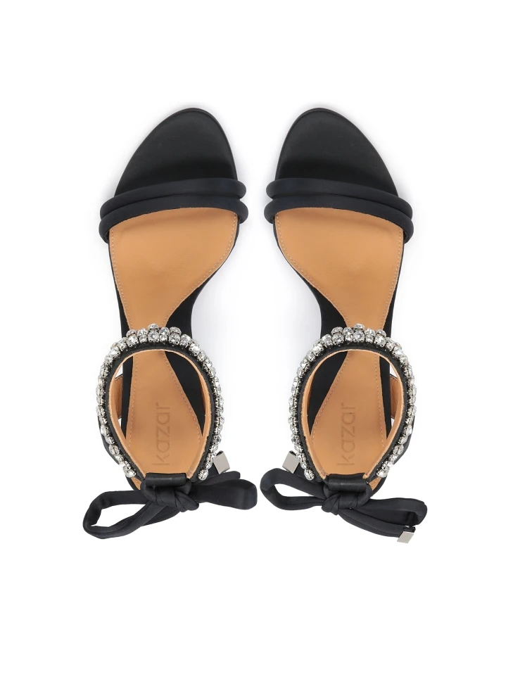 Kazar Textile Sandals With Jewellery Strap