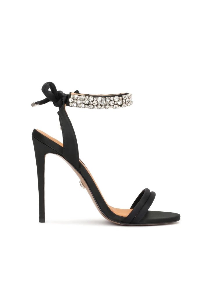 kazar Textile sandals with jewellery strap