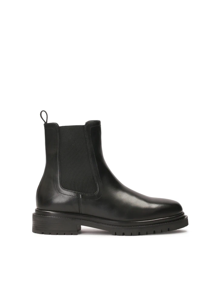kazar Timeless black-colored Chelsea boots