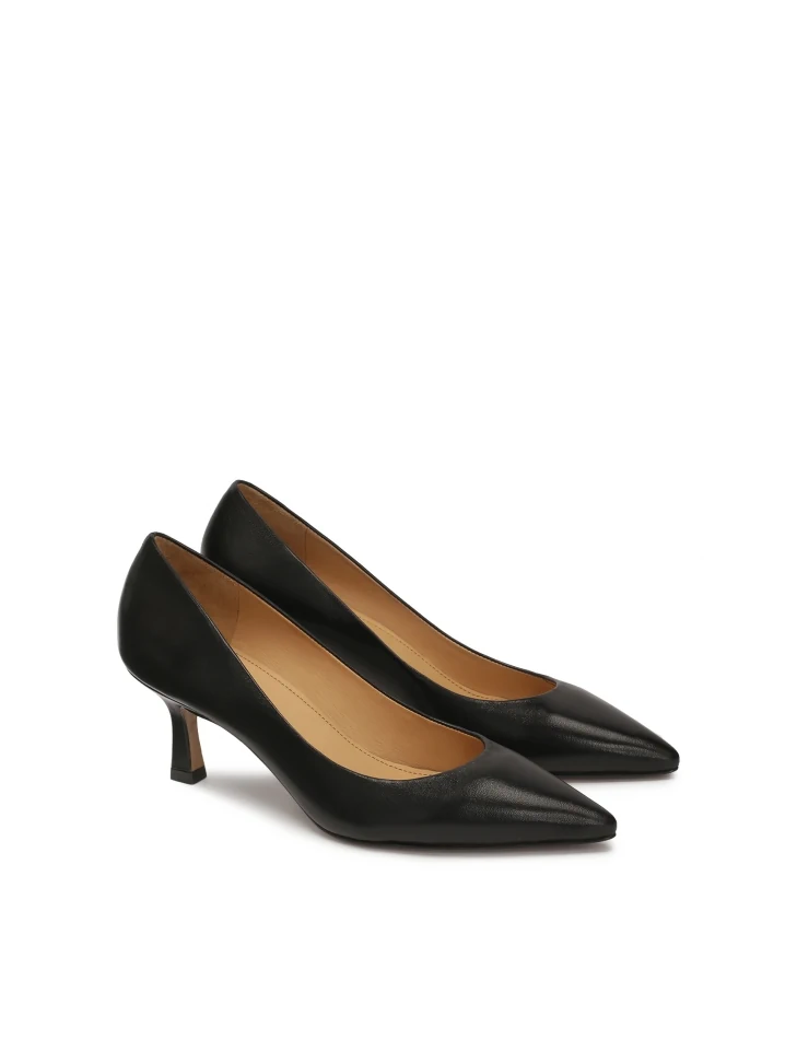 Kazar Timeless Black Low-heeled Pumps
