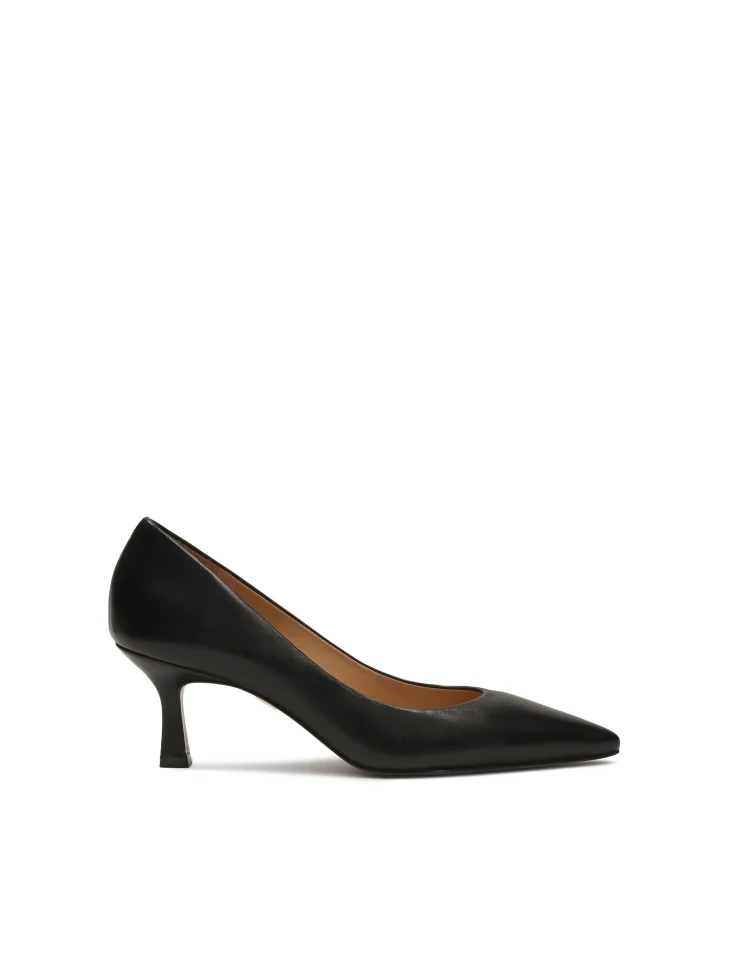 kazar Timeless black low-heeled pumps
