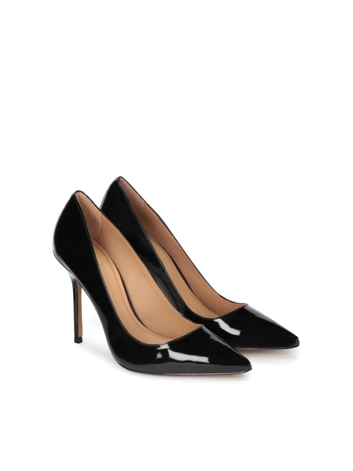 Kazar Timeless Black Patent Leather Stilettos