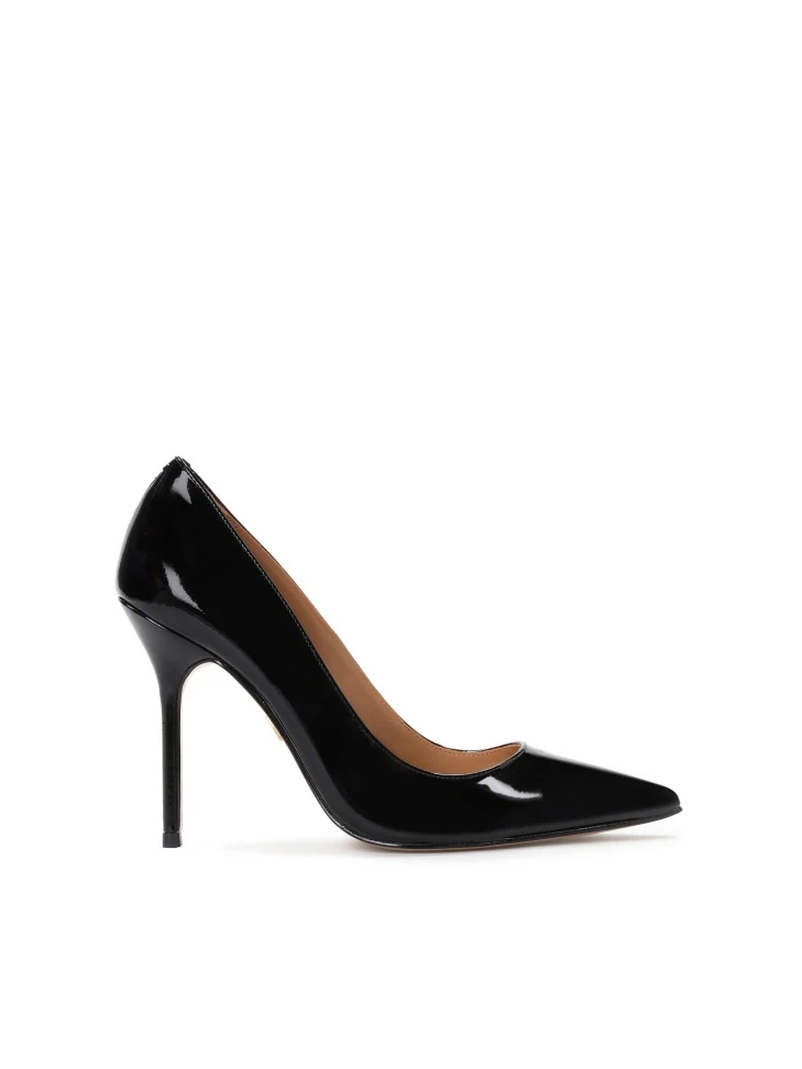 kazar Timeless black patent leather stilettos